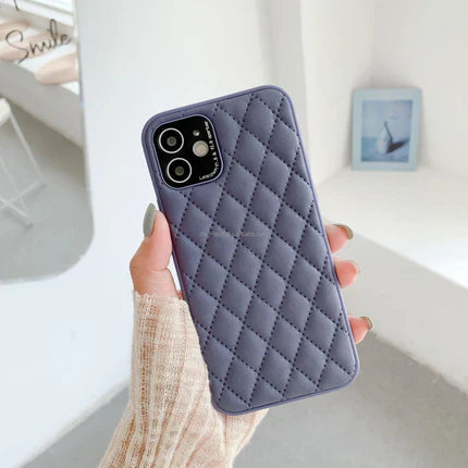 Classic Leather Lattice Pattern Case