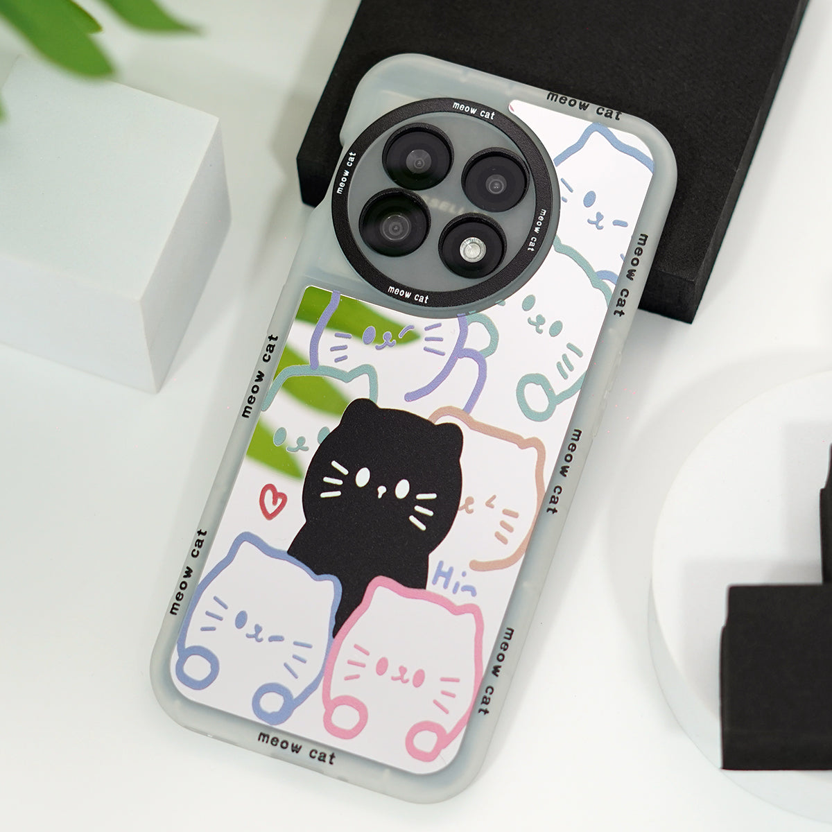 Cat Mirror Plating Case