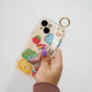 iPhone Series - Adorable Charm Strap Case