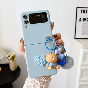 Bear Charm Heart Case