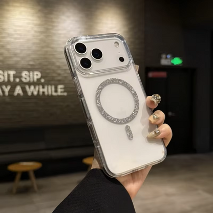 Luxury MagSafe Glitter Shockproof Case