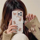 iPhone Series -Lovely Clear Brown Bear Case