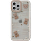 iPhone Series -Lovely Clear Brown Bear Case