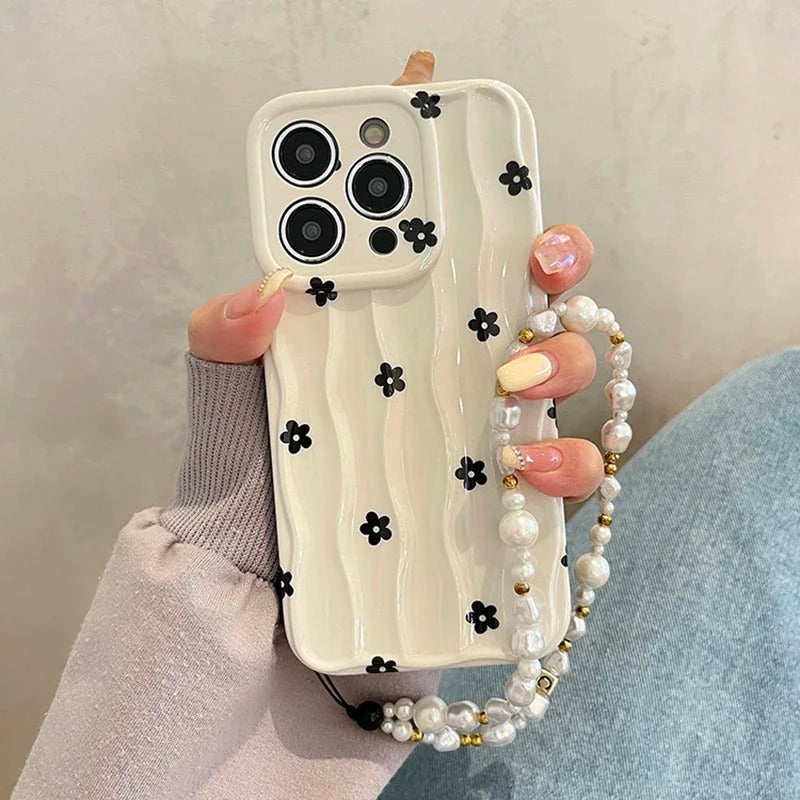 WaveBloom Bead-Strap Case.
