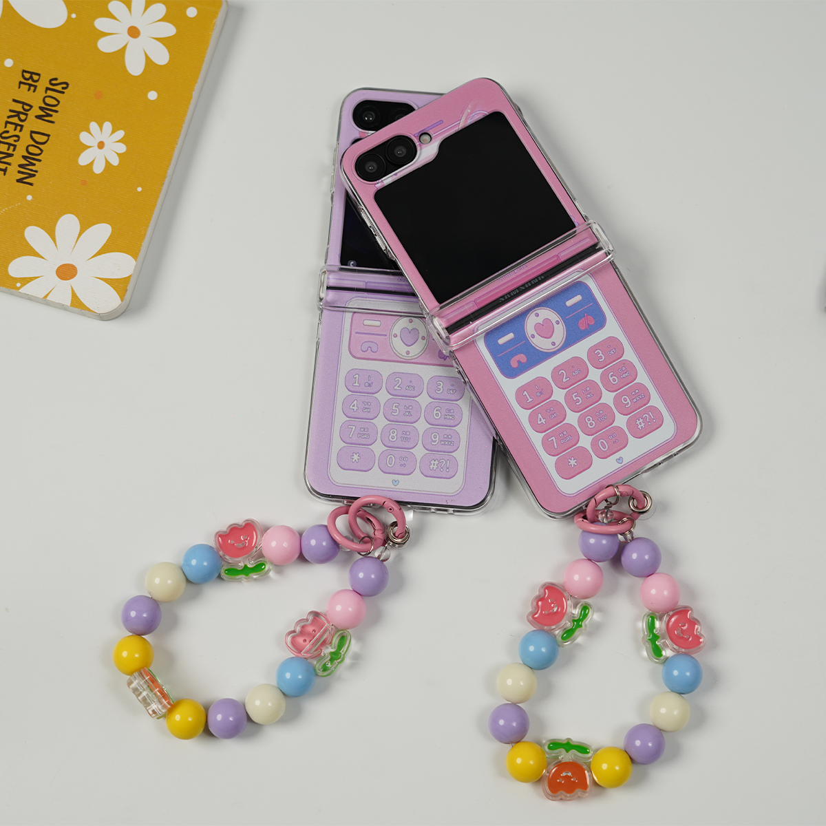 Galaxy Z Flip Series - Retro Pastel Charm Case