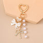 Cherry Blossom Bunny KeyChain