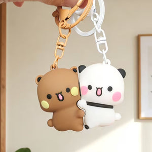 Cute Bestie Bear Keyring Charm