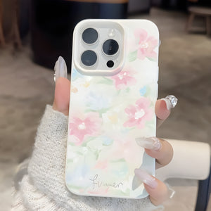 Oil Painting Flower Pattern Case