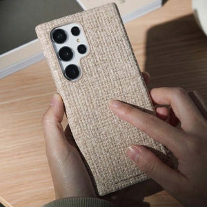 Tweed Wallet Case-Khaki
