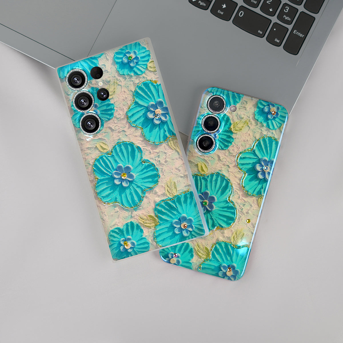 Galaxy S Series - 3D Floral Design Case