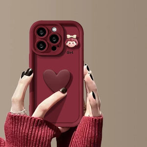 Bow & Heart Charm Case