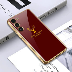 Inspirational Deer Protective Case-wine
