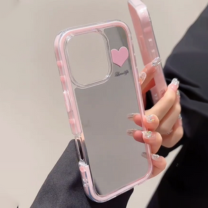 Reflective Mirror Chrome Phone Case - Pink Edition