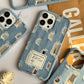 Denim Mirror Panel Case
