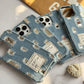 Denim Mirror Panel Case