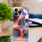 Purple Rose Wrist Strap Case