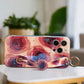 Purple Rose Wrist Strap Case