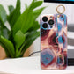 Purple Rose Wrist Strap Case