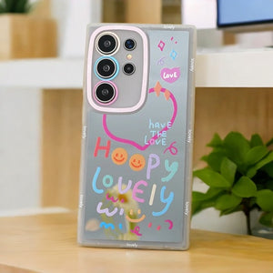 Galaxy S Series - Lovely Heart Mirror Case