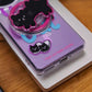 Black Cat Case With Magnetic Holder