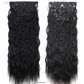 6 Pcs Set 16 Clip In Hair Extensions (Curly)