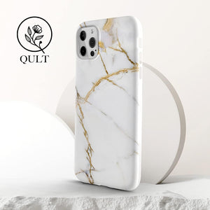 White Winter Classy Marble Phone Case
