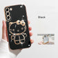 Galaxy S Series- Mirror Kitty Stand Case