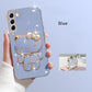 Galaxy S Series- Mirror Kitty Stand Case