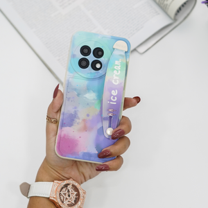 Ice Cream Liquid Silicone Wristband Case