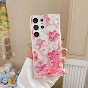 Glitter Flower Luminous Case