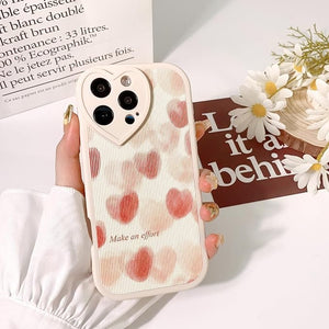 Watercolor Heart Case