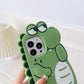 iPhone 15 Series- Cute Crocodile Soft Silicone Case