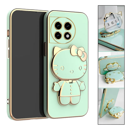 OnePlus Series - Mirror Kitty Stand Case