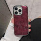 Glossy Crocodile Pattern Leather Case