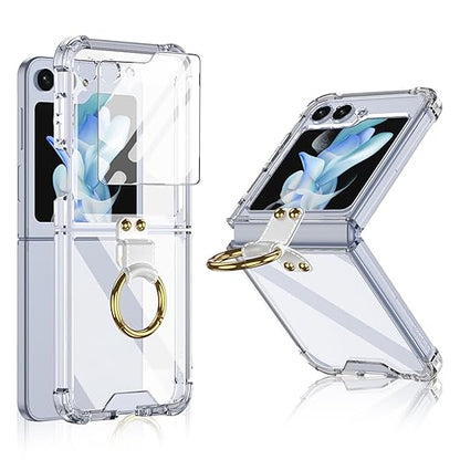 Crystal Clear Magsafe Metal Ring Holder Case