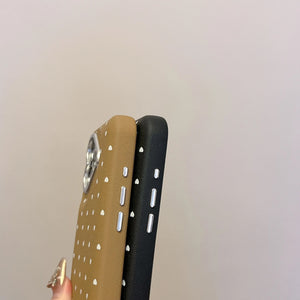 Dotted Love Case - Brown