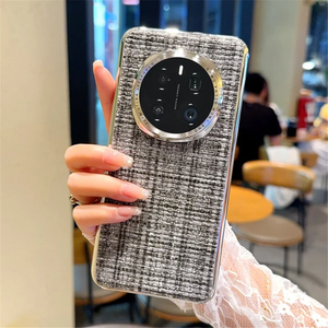 Retro Knitted Woven Fabric Case