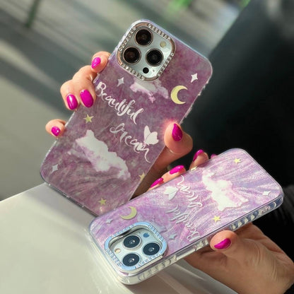 iPhone - Cute Moon Purple Case