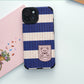 iPhone Series - Snuggly Stripe Bear Case