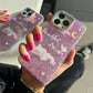 iPhone - Cute Moon Purple Case