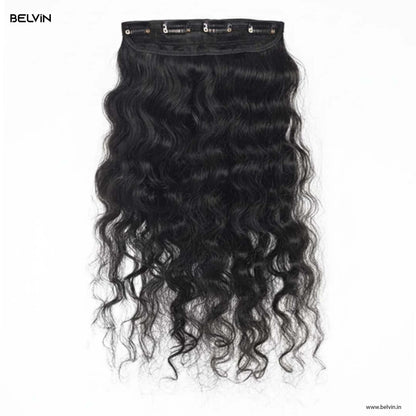 Single Piece 4 Clip Volumizer (Curly)