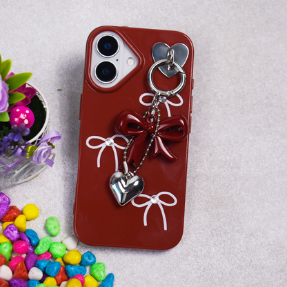 Ruby Ribbon Sparkle Case