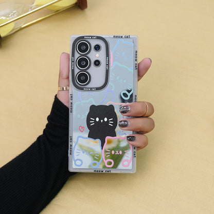 Galaxy S Series - Cat Mirror Plating Case