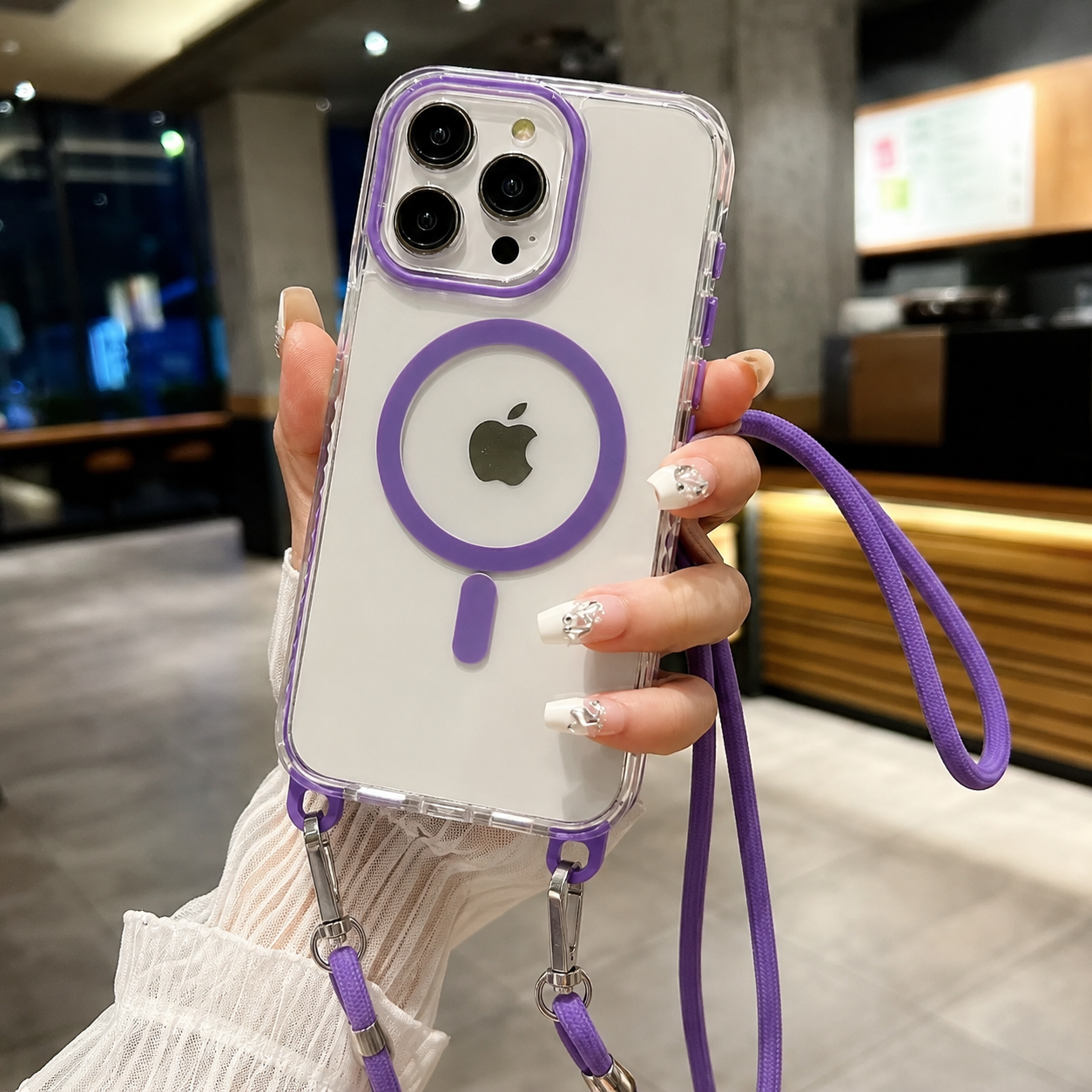 MagnaGlow Crystal Lanyard Case