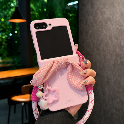 Pink Bow Flip Case
