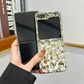 Luxe Leopard Mirror Flip Case