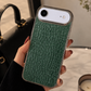 Glossy Crocodile Pattern Leather Case