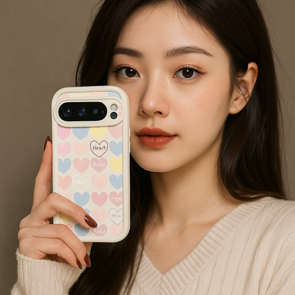 Pastel Baby Hearts Protective Case