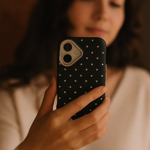 Dotted Love Case - Black