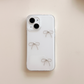 Elegance Bow Case - White